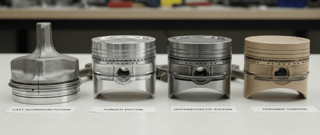 Different types of pistons