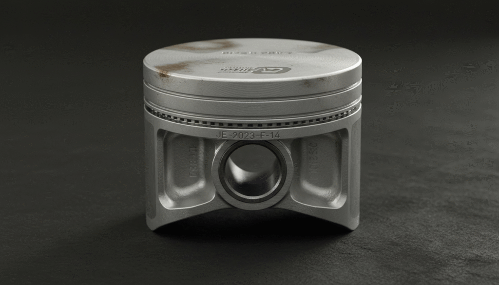 Close-Up of a High-Performance Forged Piston